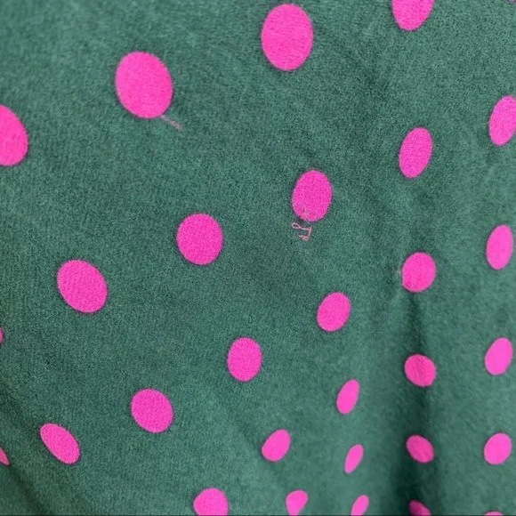 Rare Vintage Moschino Silk Polka Dot Retro Dress sz S - Picture 15 of 15